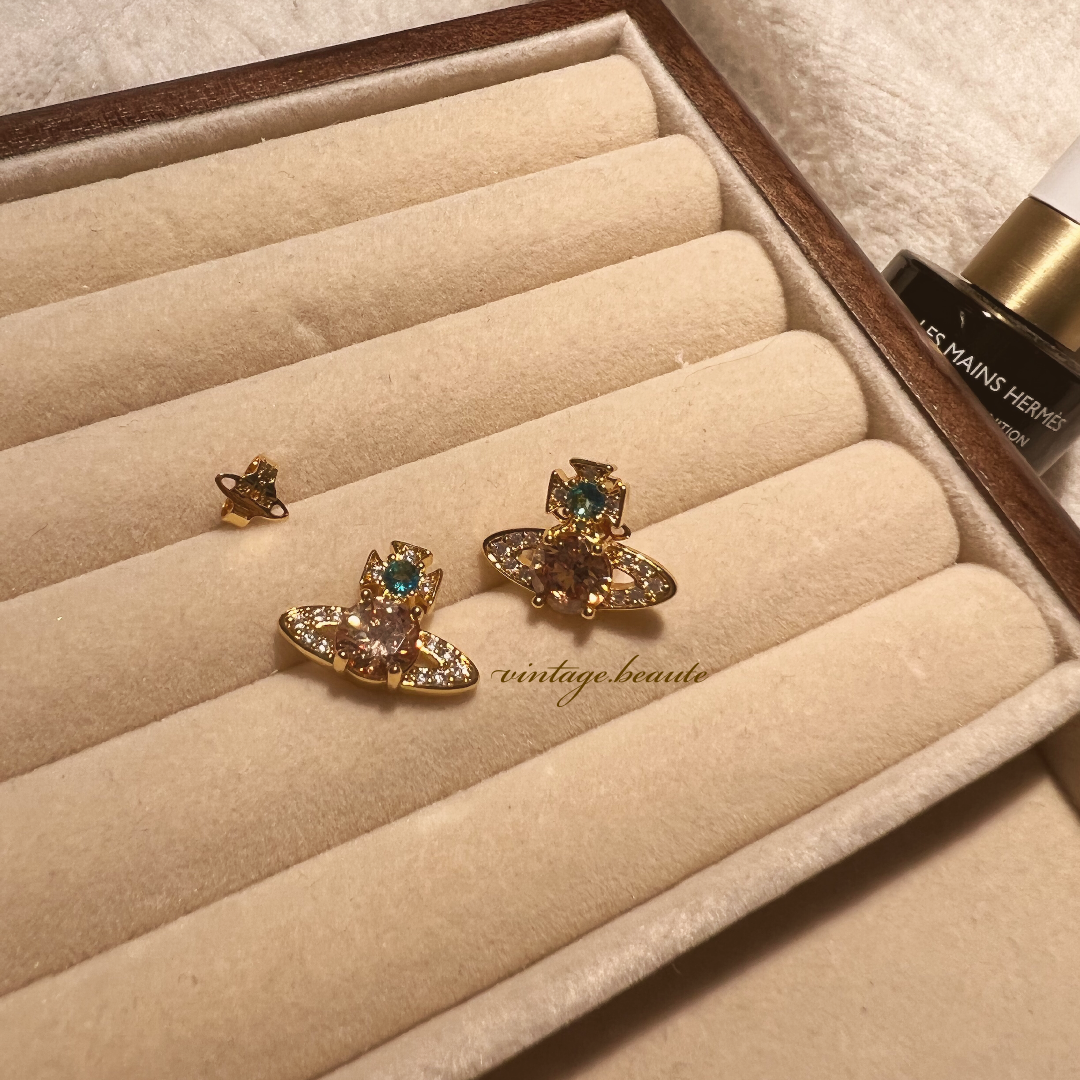 Repurposed Vintage Vivienne Westwood Earring